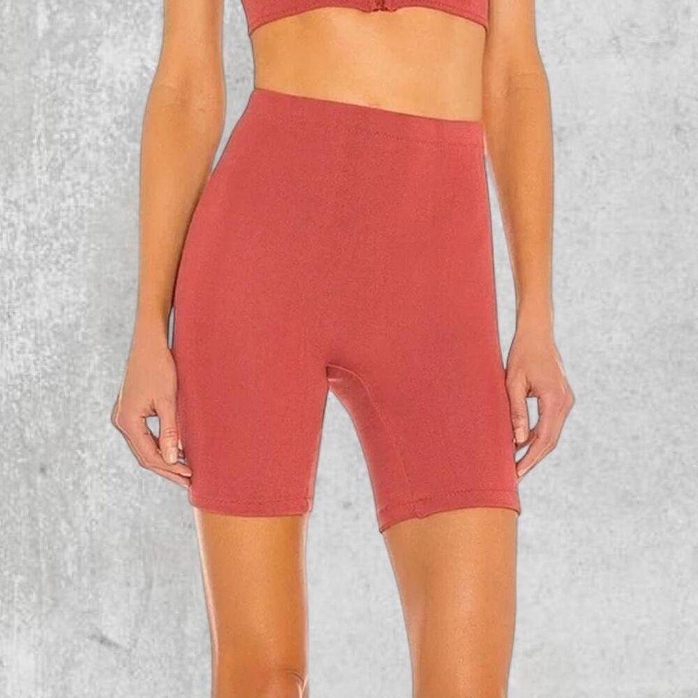 NWT Bound-Eye “The Olivia” Shorts Sienna Ribbed Bike/Swim One Size